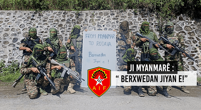 Silavên şoreşgerî ji Myanmarê: “Berxwedan Jiyan e!”