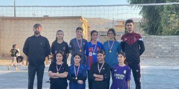 Yekitiya Jinên Ciwanên Şengalê Turnuvaya Voleybolê Li darxistin