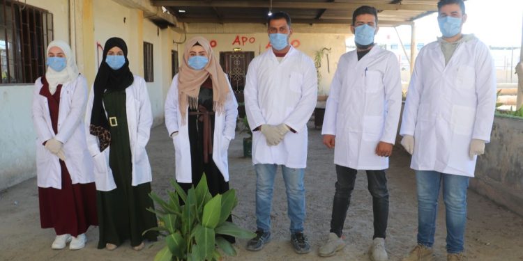 Hemleya komkirina dermanan ji aliyê Tevgera Ciwanên Şoreşger li Tebqayê