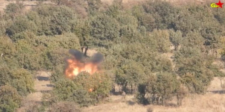 Gerîla TV dîmenê çalakiya hewayî parve kir