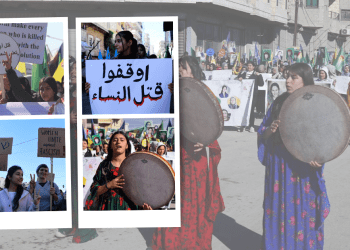 Îro li seranserî Rojava jinên ciwan reng dan qadan