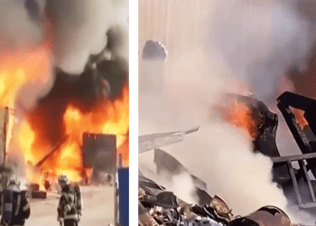 Zarokên Agir 3 wesayît û fabrîkeyek şewitand