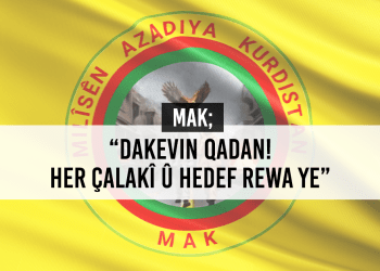 MAK; “Dakevin Qadan! Her Hedef Rewa Ye”