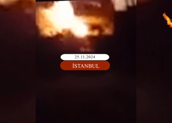 YCWK li Stenbolê Wesayîtêk şewitand