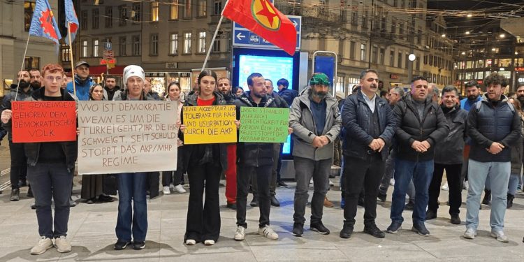 Bi beşdariya Ciwanên Ewropayê Îradeya Îstîsmarê hate protestokirin