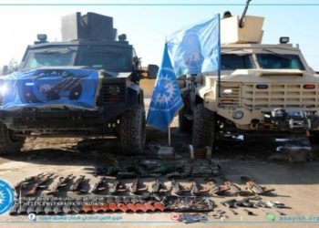 Li Reqayê çek û cebilxaneyên çeteyên DAÎŞ’ê hatin desteserkirin