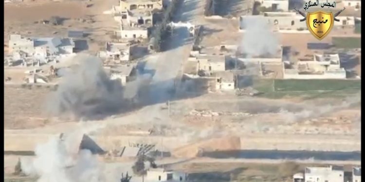 Şervanên Meclisa Leşkerî ya Minbicê li dijî çeteyan rêzeçalakî pêk anîn