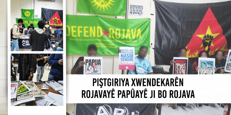 Piştgiriya xwendekarên Papûayê, ji bo Rojava