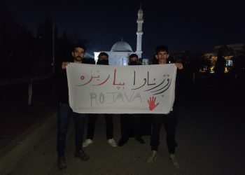 Ciwanên Silemanî êrîşên li ser Rojava protesto kirin