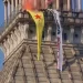 Enternasyonalîstan ala YPG’ê li avahiya Mole Antonelliana daleqandin