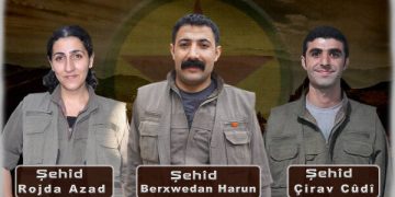 HPG Nasnameya Şehîdên Xakurkê eşkere kir