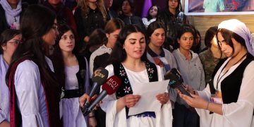 1. Konferansa Yekîtiya Jinên Ciwan ên Şengalê bi coş û germahiyek mezin bidawî bû