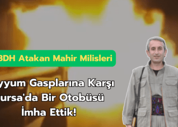 HBDH’ê li Bûrsayê otobusek îmha kir