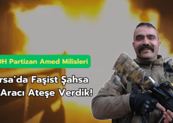 HBDH: Li Bûrsayê Wesayîta Kesekî Faşîst Hat Şewitandin