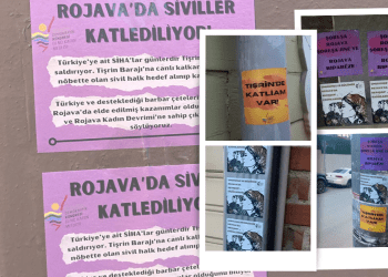 Endamên Meclîsa Jinên Ciwan ên HDK’ê komkujiya li Tişrînê şermezar kirin