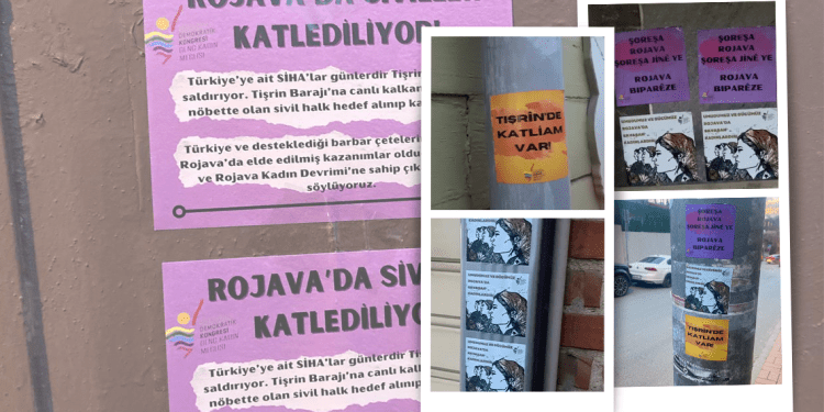 Endamên Meclîsa Jinên Ciwan ên HDK’ê komkujiya li Tişrînê şermezar kirin