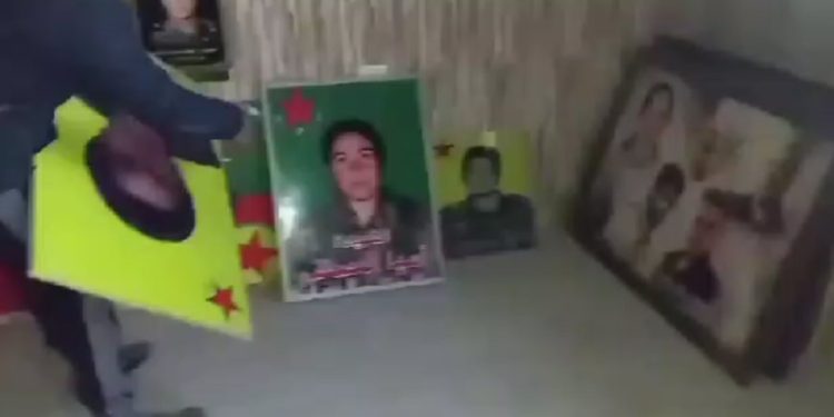 Çeteyan Goristana Şehîdên Minbicê xirab kir