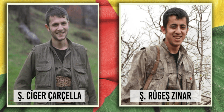 HPG’ê 2 Gerîlayên Şehîd bi rêzdarî bi bîr anîn