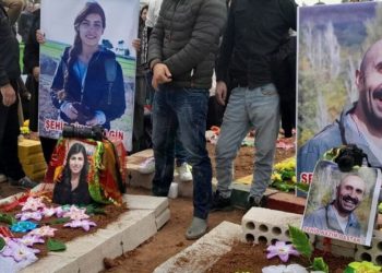 Cenazeyên Cîhan Bîlgîn û Nazîm Daştan li Qamişlo hatin definkirin