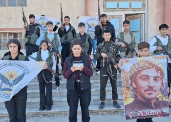 Li bajarê Qamişlo li ser navê Şehîd Metîn Hogir tabûra Xweparastinê hate avakirin