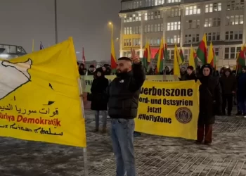 Li Hambûrgê li dijî komkujiyên ser sivîlan meş hat lidarxistin