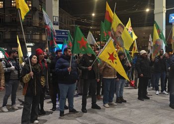 Ciwanan li dijî êrîş û qeyûma dewleta Tirk a dagirker çalakiya protestoyî kirin