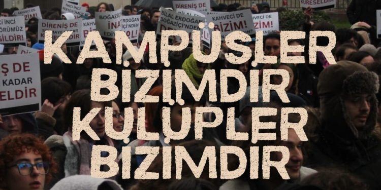 Çalakiyên komên ku beşdarî berxwedana “İşgal Kafe” bûn li Zanîngeha Bogazîçiyê hatin qedexekirin