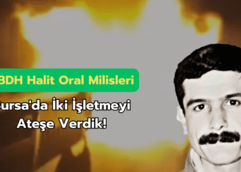 Ji milîsên HBDH’ê li Bûrsayê çalakî