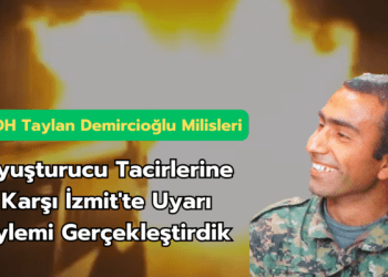Li Îzmîtê Milîsên HBDH Taylan Demircioglu li dijî tiryakfiroşan çalakiya hişyariyê