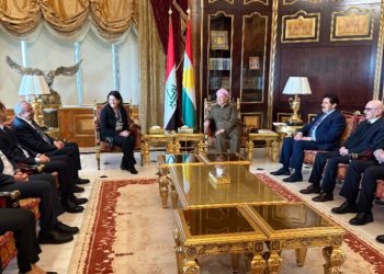 Baregeha Barzanî li ser civîna şandeya Îmralî ya bi Barzanî re daxuyaniyek belav kir