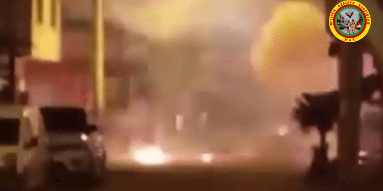 Milîsên MAKê li Elîhê li dijî wesayîtên zirxî çalakiyek li dar xist