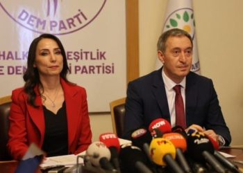 Heyeta DEM Partiyê piştî hevdîtina li gel AKP û MHP’ê civîneke çapemeniyê li dar xist