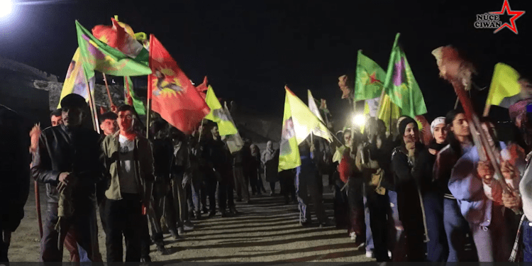 Li Reqa di pêşengtiya ciwanan de cejna Newrozê hat pîroz kirin