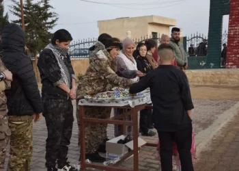 Bi wesîleya cejnê li Hesekê serdana gorên şehîdan hat kirin