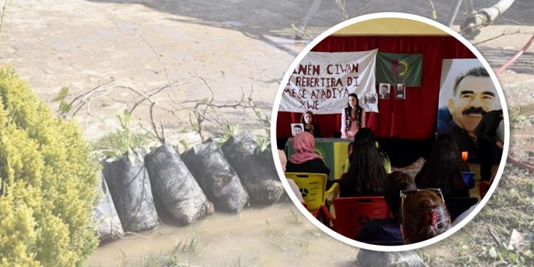 Jinên Ciwan bi wesîleya Rojbûna Rêber APO dar çandin