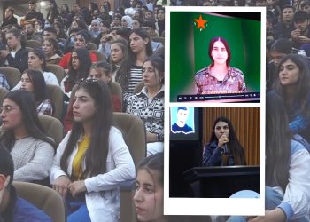 Li Zanîngeha Kobaniyê bîranîna şehîdên Tişrîn û Qereqozaqê