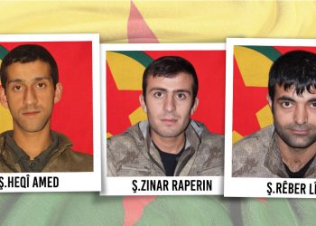 HPG’ê nasnameya 3 şehîdan eşkere kir