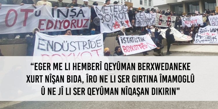 Xwendekar: Em Boykota Dersê Bidomînin