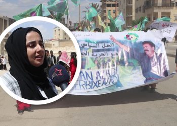 Li Reqa Jinên Ciwan ji bo azadiya fîzîkî ya Rêber APO meşiyan