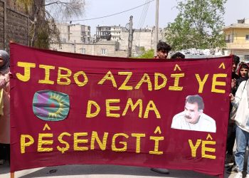 Li Halebê Jinên Ciwan û xwendekar ji bo azadiya fîzîkî ya Rêber APO meşiyan