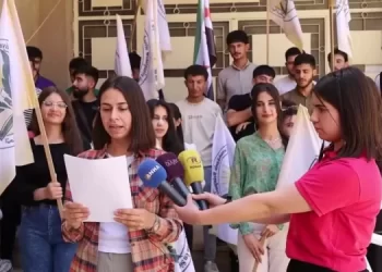 Xwendekarên Welatparêz komkujiyên li ser xwendekarên Durzî-Elewî şermezar kirin