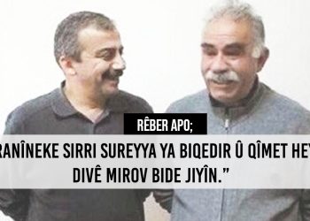 Ji Rêber APO peyam: Pêdivî bi peymaneke nû heye