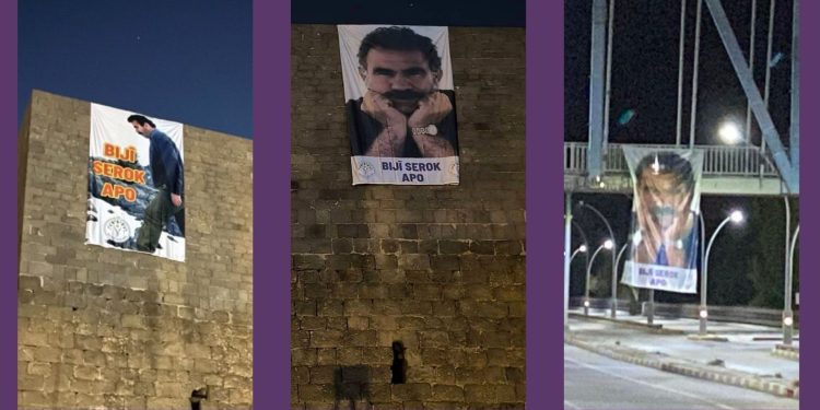 Ji Meclîsa Ciwanan ya Partiya DEM’ê li 6 bajaran çalakiya pankartê