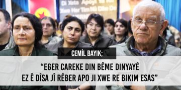 Cemîl Bayik: Li cîhanê jî baweriya bi Rêber APO re mezin dibe