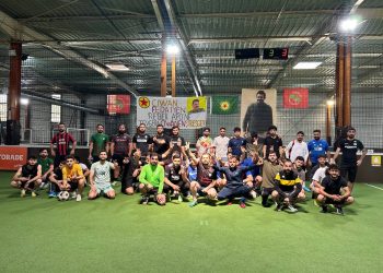 Endamê CKF Turnuvaya Futbolê ya Ciwanan Lidar Dixe
