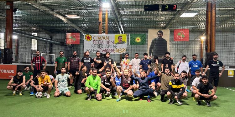 Endamê CKF Turnuvaya Futbolê ya Ciwanan Lidar Dixe