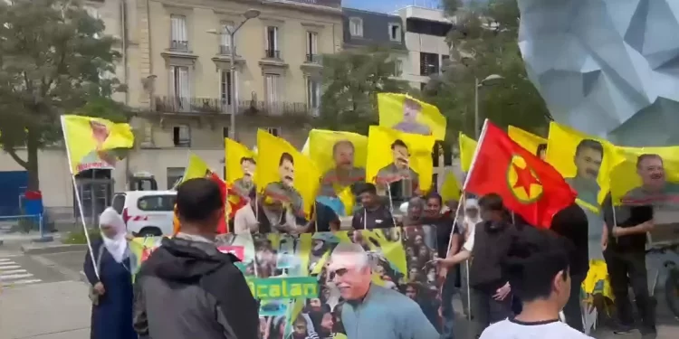 Li Bordeauxê mîtîngek ji bo Rêber APO hate lidarxistin