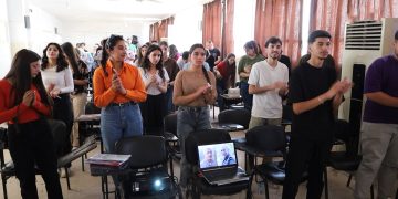 Yekîtiya Xwendekaran li Qamişlo Şehîd Fuat û Şehîd Riza bibîranî