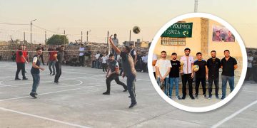 Ji bo bîranîna şehîd Riza û Fuat turnuvaya voleybolê hate lidarxistin
