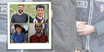 Li Amedê 4 ciwan hatin binçavkirin